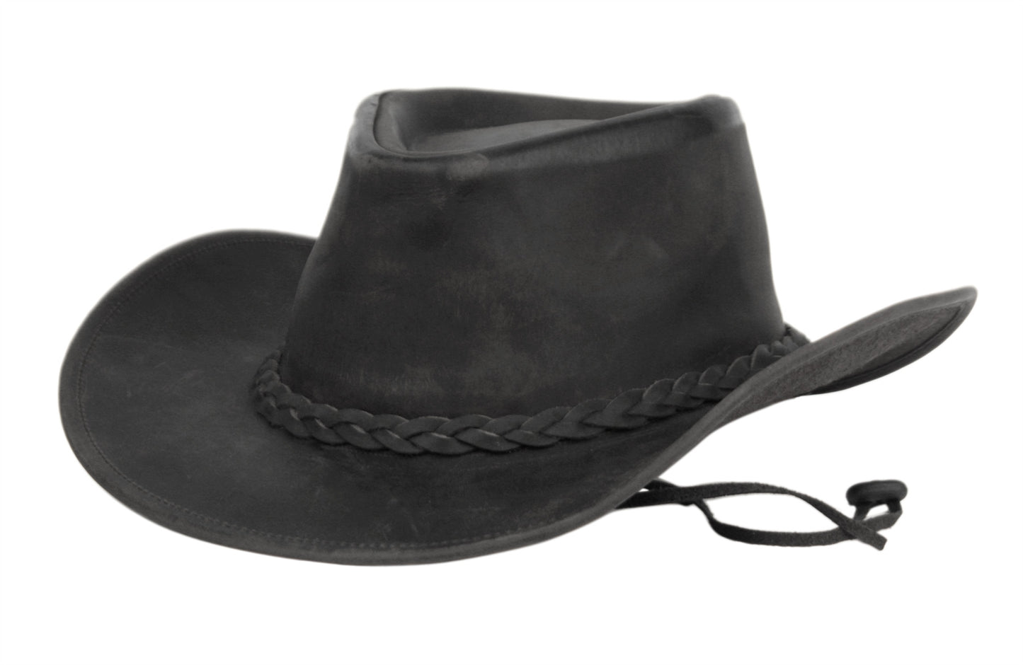 The Maverick Leather Cowboy Hat