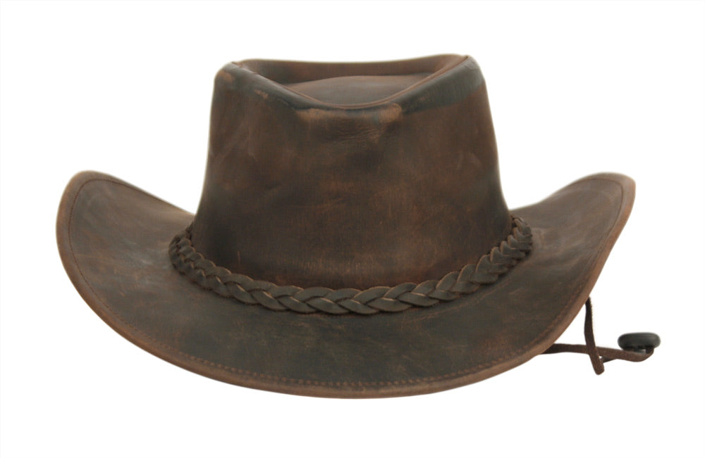 The Maverick Leather Cowboy Hat