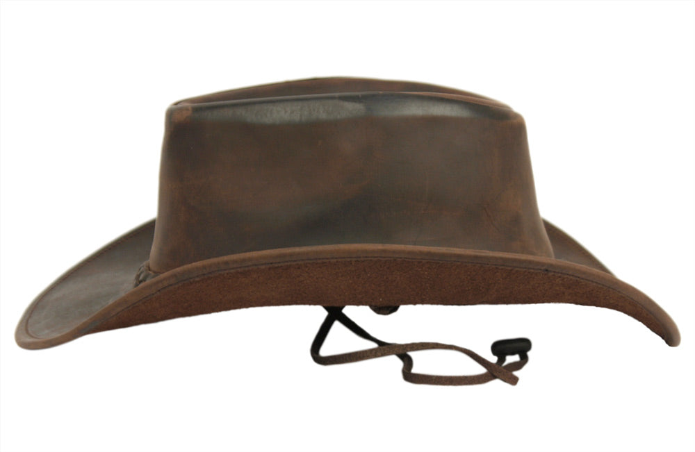 The Maverick Leather Cowboy Hat