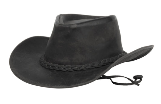 The Maverick Leather Cowboy Hat