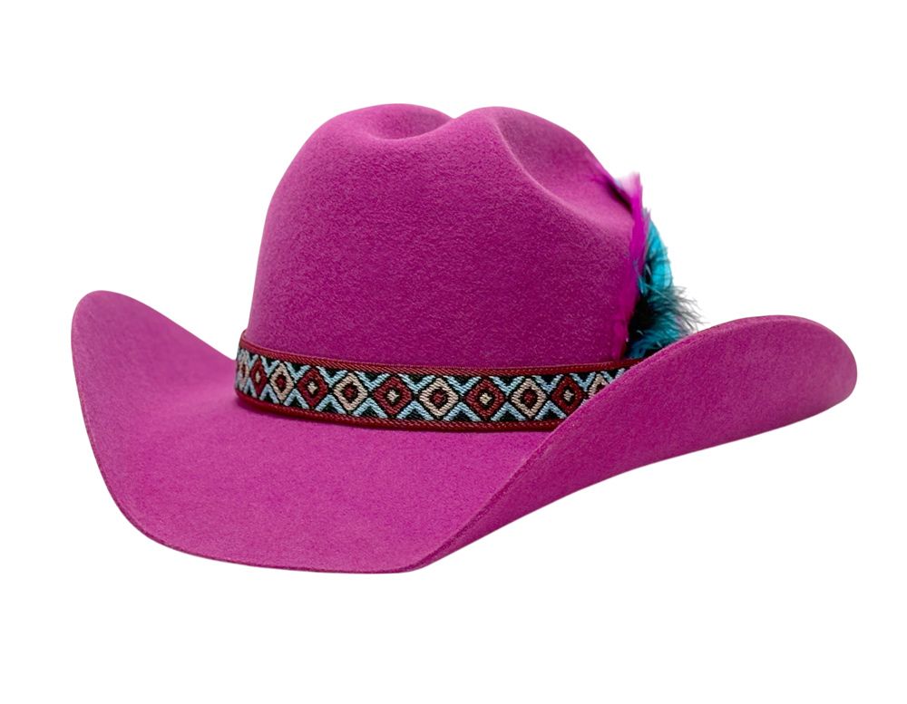 The Rosa Blaze Western Hat