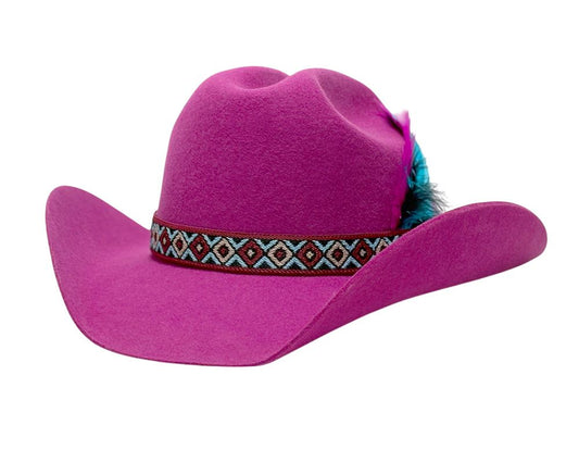 The Rosa Blaze Western Hat