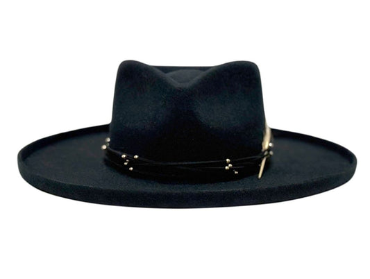 Midnight Crown Felt Fedora