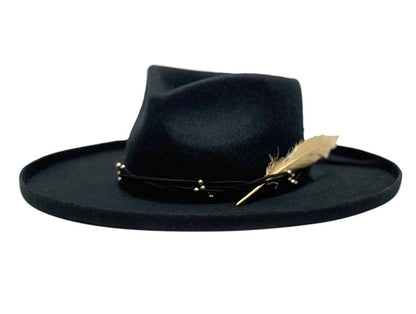 Midnight Crown Felt Fedora